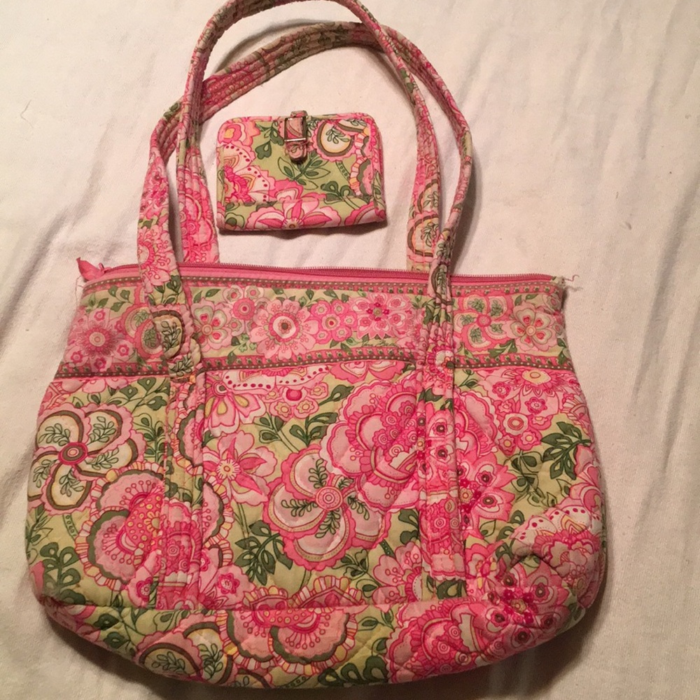 Vera Bradley purse retired with sm ID card holder